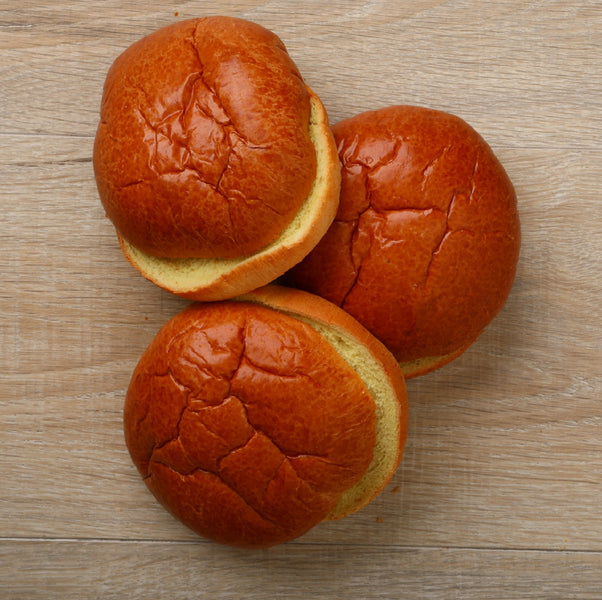 4.5" Tall Brioche Hamburger Bun