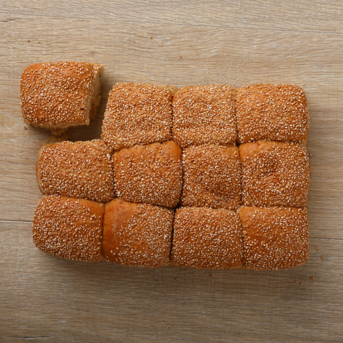 Cluster Rools Wheat 12ct Cluster Dinner Rolls | Capistrano's Bakery